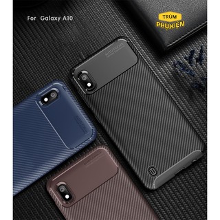 Ốp lưng cho Samsung Galaxy A10 M10 - Ốp Lưng Điện Thoại Di Động Mờ Chống Trầy Xước Bằng Sợi Carbon TPU