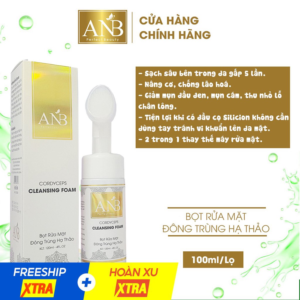 [CHÍNH HÃNG] BỌT RỬA MẶT CAO CẤP ĐÔNG TRÙNG HẠ THẢO