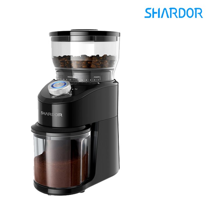 Máy xay hạt cà phê Espresso cao cấp Shardor CG845B Công suất: 200W - HÀNG CHÍNH HÃNG BẢO HÀNH 12 THÁNG