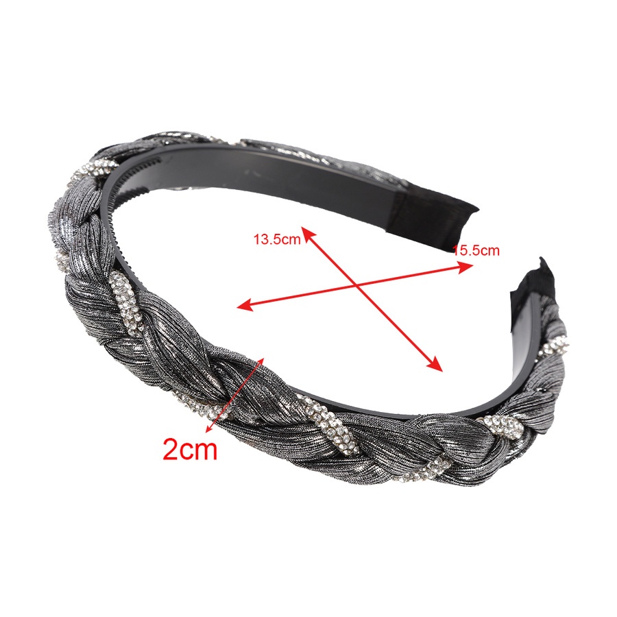 Băng đô đính đá pha lê phong cách Hàn Quốc tùy chọn màu sắc