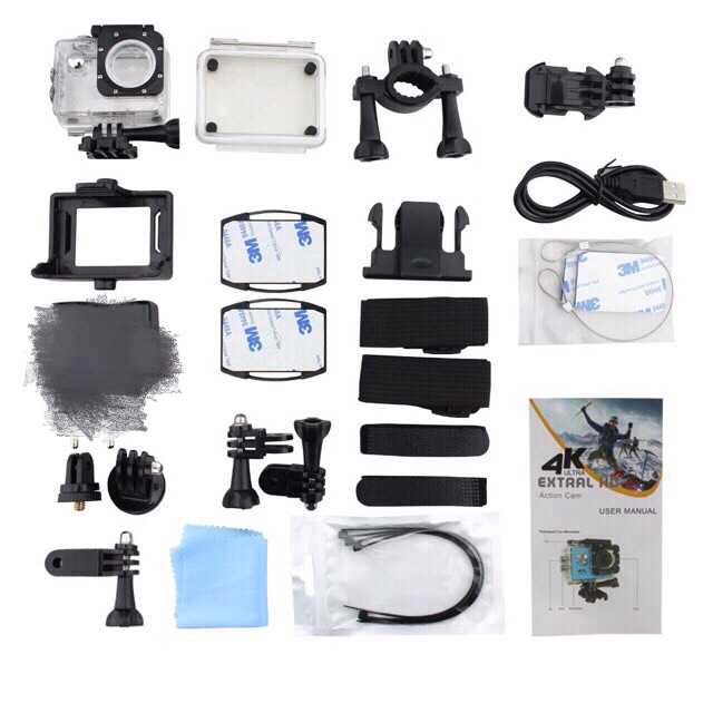 Camera thể thao chống nước 4K HD 2.0 Inch APP
 | BigBuy360 - bigbuy360.vn