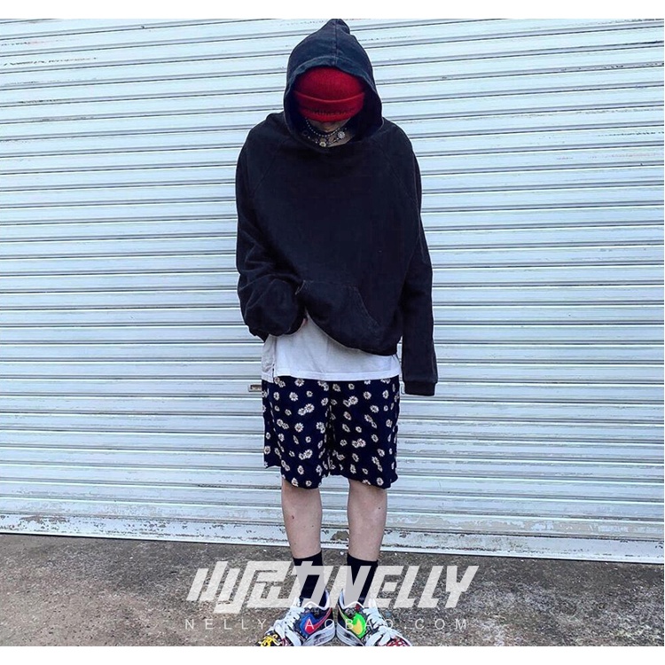 Áo Hoodie  Nelly Heybig trơn màu xanh than