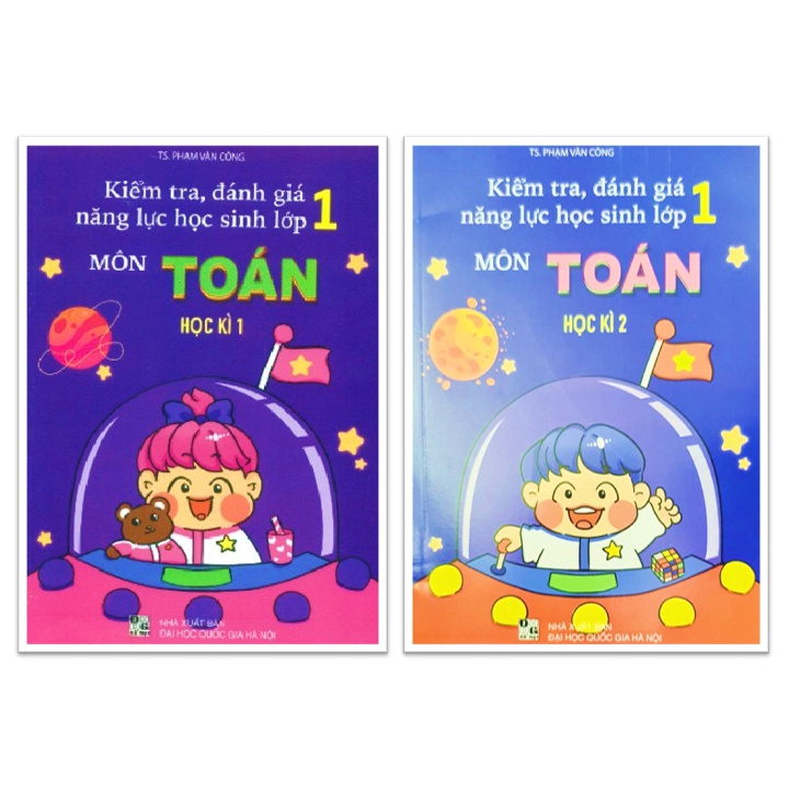 Sách - Combo Kiểm Tra, Đánh Giá Năng Lực Học Sinh Lớp 1 Môn Toán