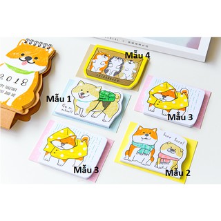 Giấy ghi chú chó Shiba inu / Note paper shiba inu