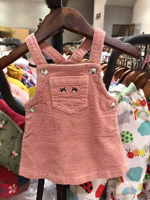 Yếm nhung bé gái Gemo dunnes Xuất dư