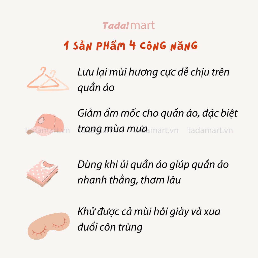 [TÁCH LẺ] Giấy Thơm Quần Áo 4 IN 1 Bounce Mỹ