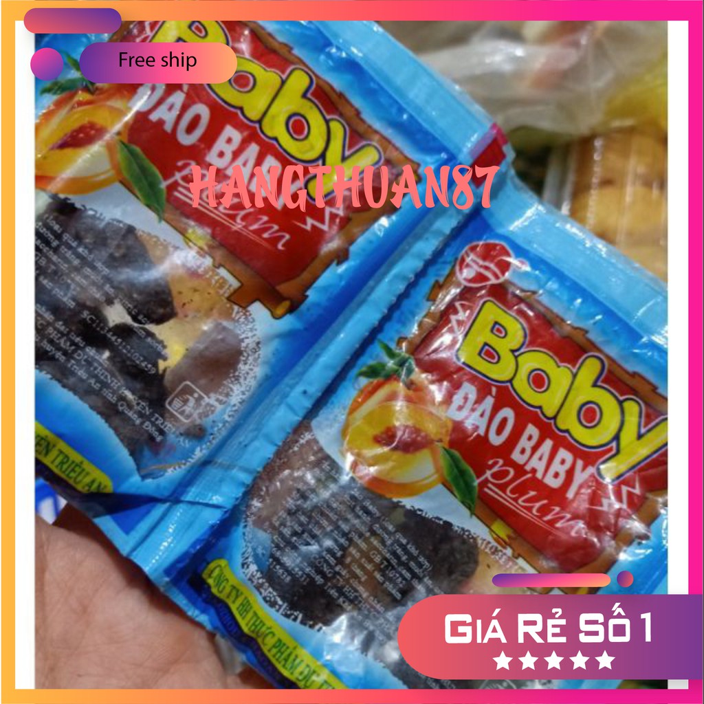 10 gói ô mai đào baby