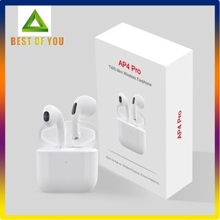Tai Nghe Bluetooth Airpod Pro 4 Cảm Ứng 5.0 Âm Thanh Cực Hay Đàm Thoại Sắc Nét | Pro4 - ngochanstore008