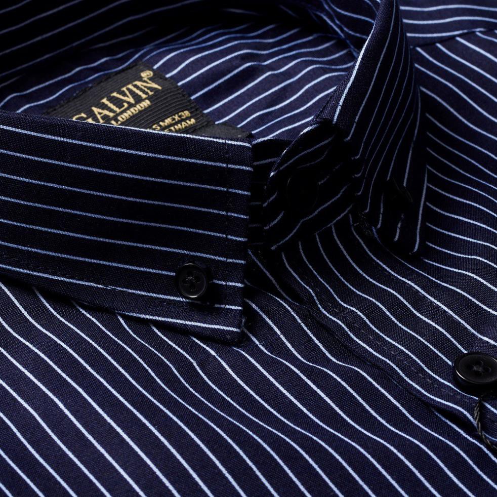 Áo sơ mi nam Galvin họa tiết dài tay chất cotton co giãn form ôm SMGV141 - Leo Vatino | BigBuy360 - bigbuy360.vn