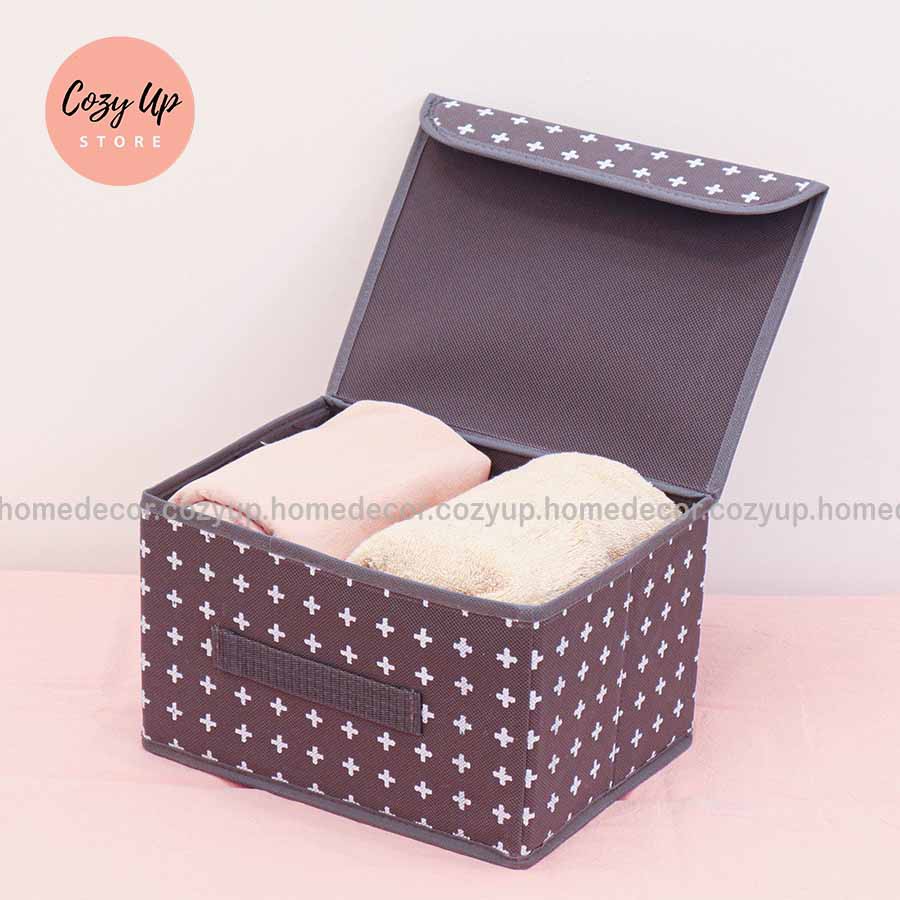 HỘP VẢI ĐỰNG ĐỒ TIỆN LỢI-COMBO 2 HỘP ĐỰNG QUẦN ÁO