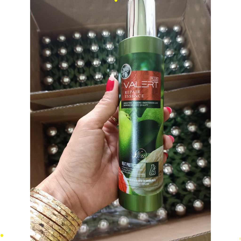 Xịt dưỡng tóc tinh dầu bưởi Valert Repair Essence Plus 220ml, chai dưỡng tóc xịt ngăn ngừa dụng tóc, phục hồi tóc hư xơ | BigBuy360 - bigbuy360.vn