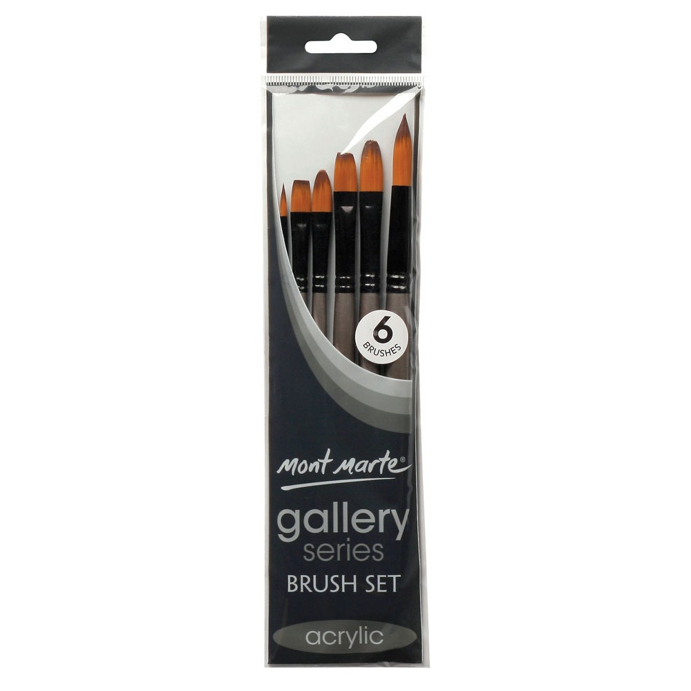 Bộ cọ vẽ màu acrylic Mont Marte Gallery Series Brush Set