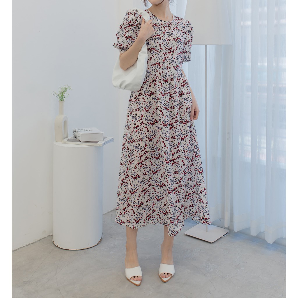 [26Studio] Đầm dài tay phồng Fanila Dress