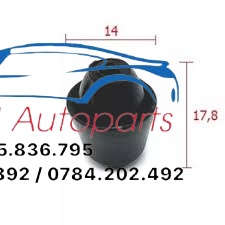 Cao su giảm chấn cánh cửa xe I10, Morning, Accent, Elantra, Forter, K3, Cerato, Tucson, Santafe (Mã: 8219128010)