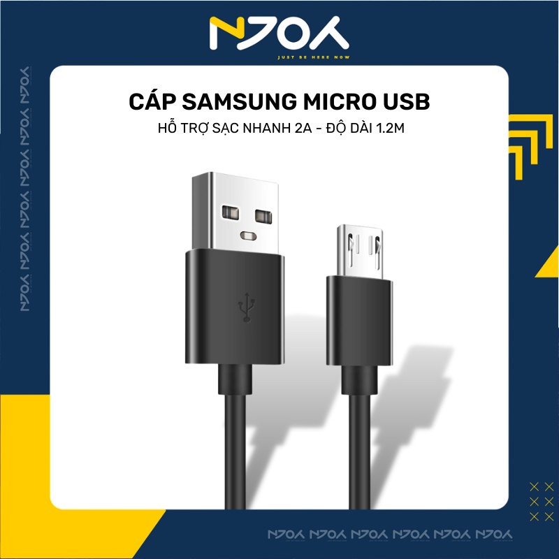 Dây Sạc Micro Usb Chính Hãng Samsung Hỗ Trợ Sạc Nhanh Quick Charge 3.0 - Củ Sạc Nhanh Samsung