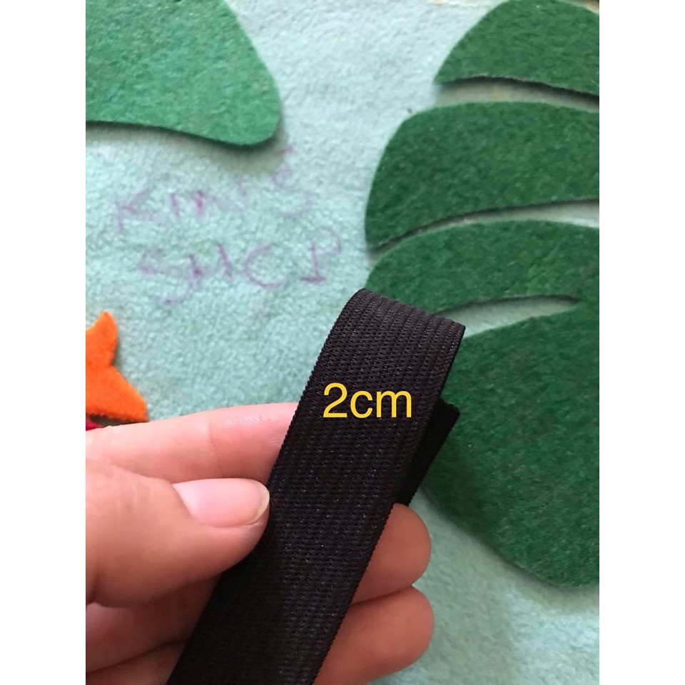 🍓 Dây Thun Lưng Quần Chất Lượng Cuộn 5 Mét/ 10 Mét  Màu Trắng, Màu Đen may lưng thun quần dùng trong may mặc, phụ liệu🍓