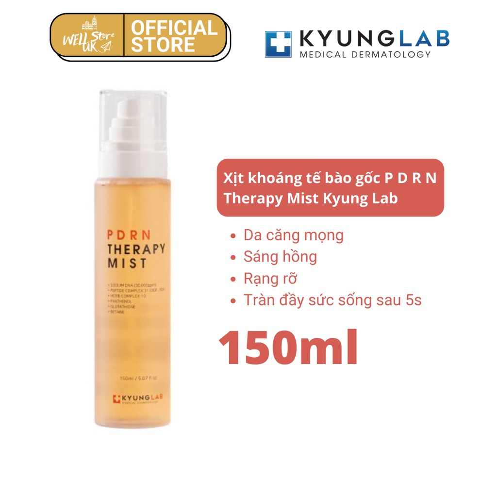 Xịt khoáng dưỡng ẩm KYUNG LAB PDRN THERAPY MIST chai 150ml