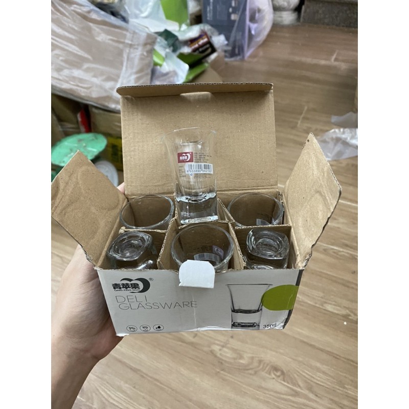 BỘ 6 LY UỐNG RƯỢU DELI SIÊU ĐẸP