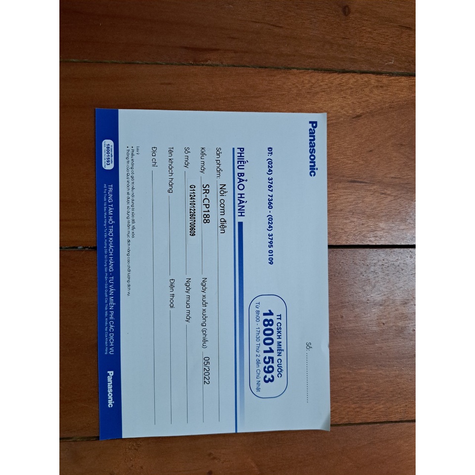 Nồi cơm điện tử Panasonic 1.8 lít SR-CP188NRAM