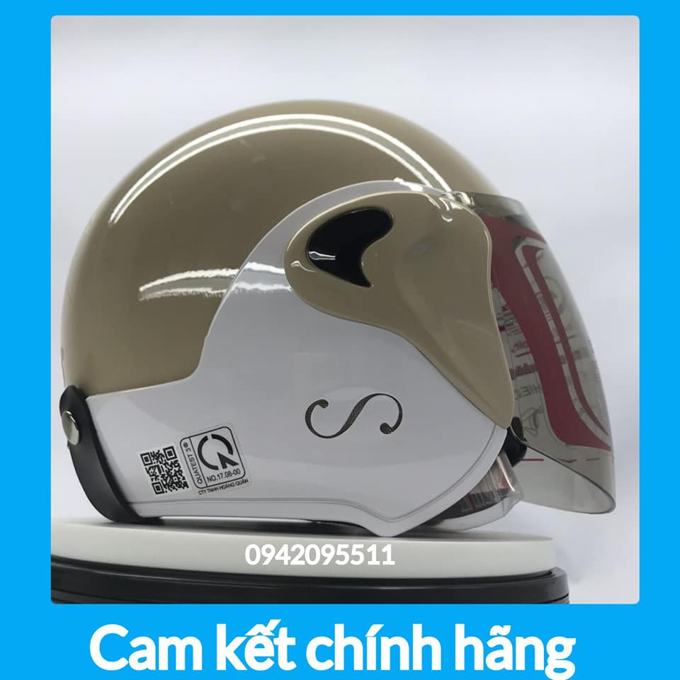 [SHOPEE] Mũ bảo hiểm 3/4 đầu GRS A318K chính hãng