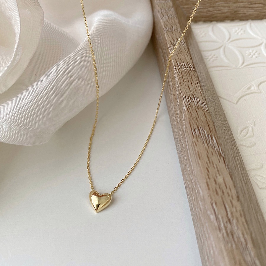 Vòng cổ Mặt Trái Tim Đơn Giản Thời Trang Hàn Quốc