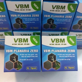 Vbm planaria zero diệt mọi loại giun, sán, thủy tức trong hồ thủy sinh