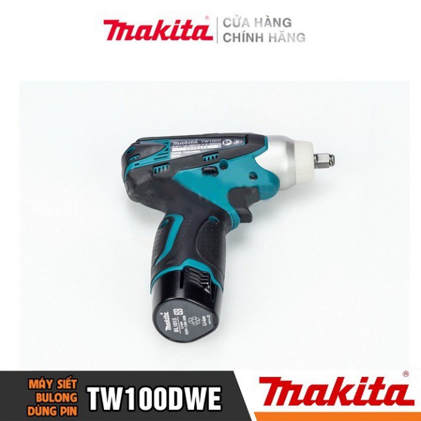 [Hàng Chính Hãng] Máy Siết Bu Lông Dùng Pin Makita TW100DWE (10.8V-1.3AH), Bảo Hành Toàn Quốc