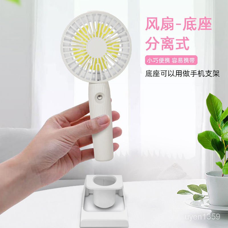 usbCầm Tay Quạt Mini Cho Sinh Viên Có Thể Sạc Lại Im Lặng Mang Di Động Cho Máy Tính Để Bàn Ký Túc Xá Phun Fan Hâm Mộ