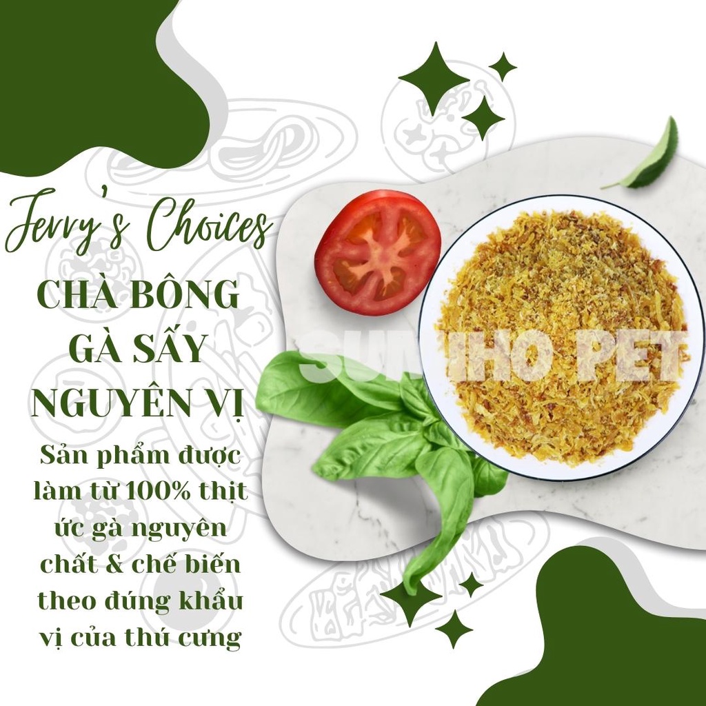 Chà bông gà cho chó mèo Captain