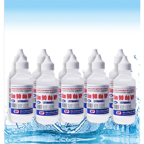 Cồn Sát Khuẩn 70 độ, 90 độ Vĩnh Phúc chai 500ml Màu trắng