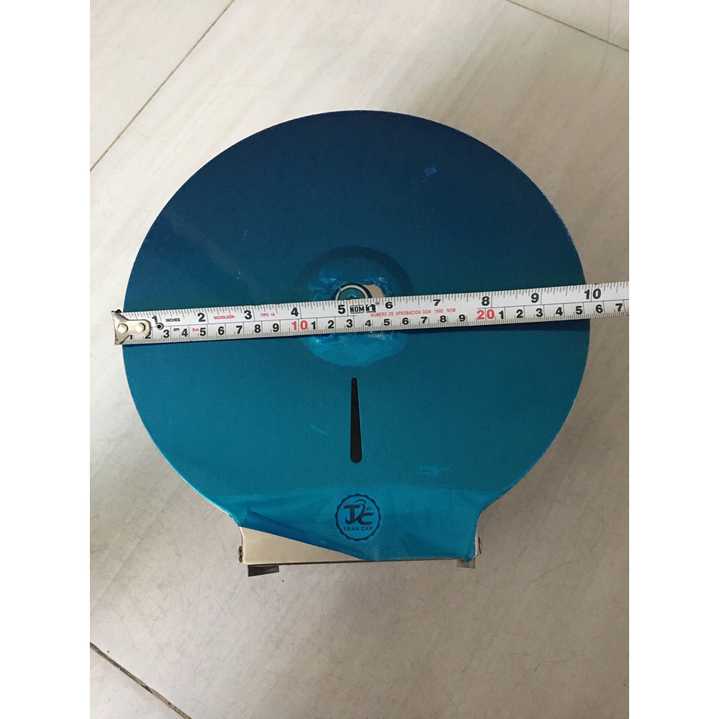 Hộp đựng giấy vệ sinh cuộn lớn inox mờ  - inox cao cấp