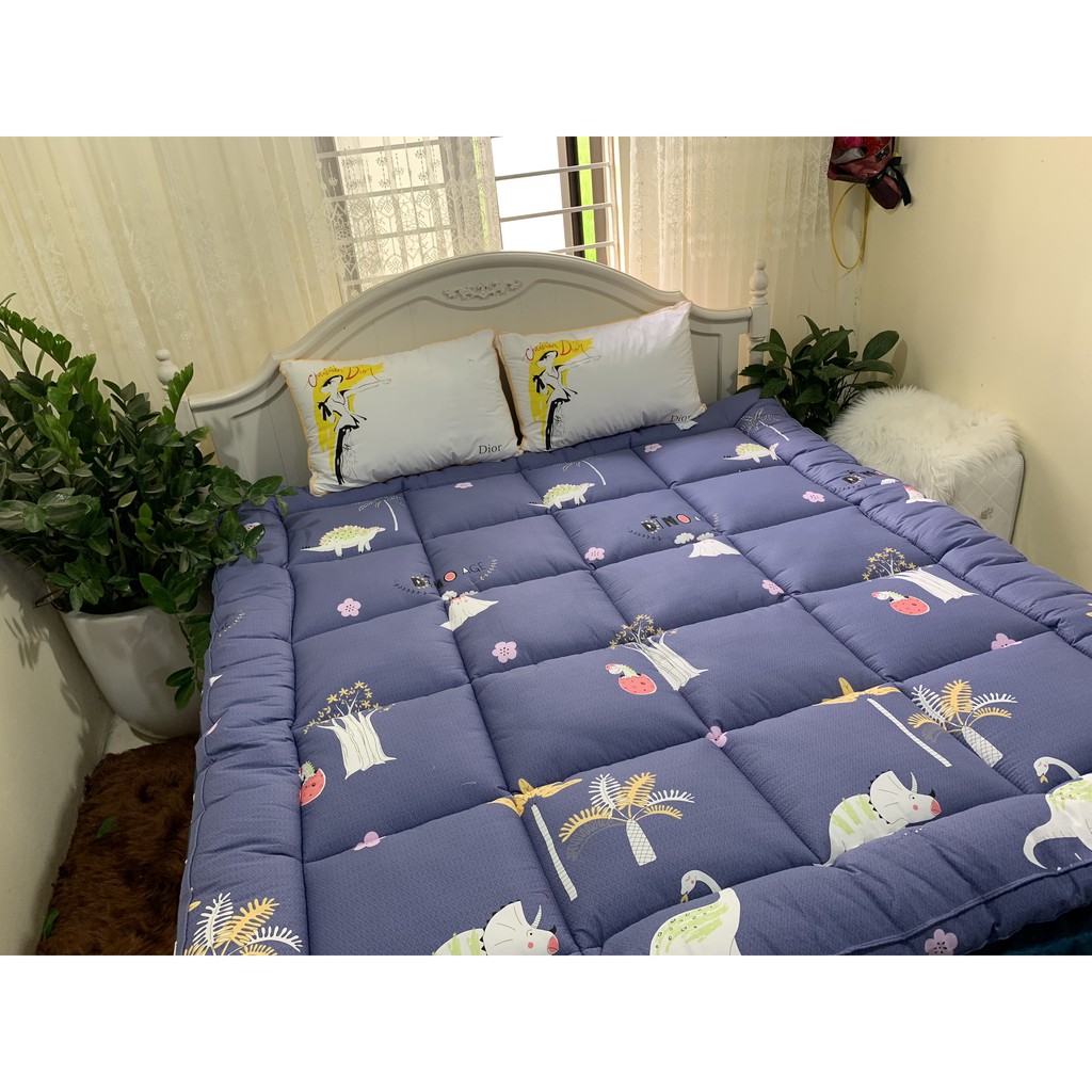 Tấm làm mềm đệm topper home collection loại đẹp - Khủng Long Tê Giác