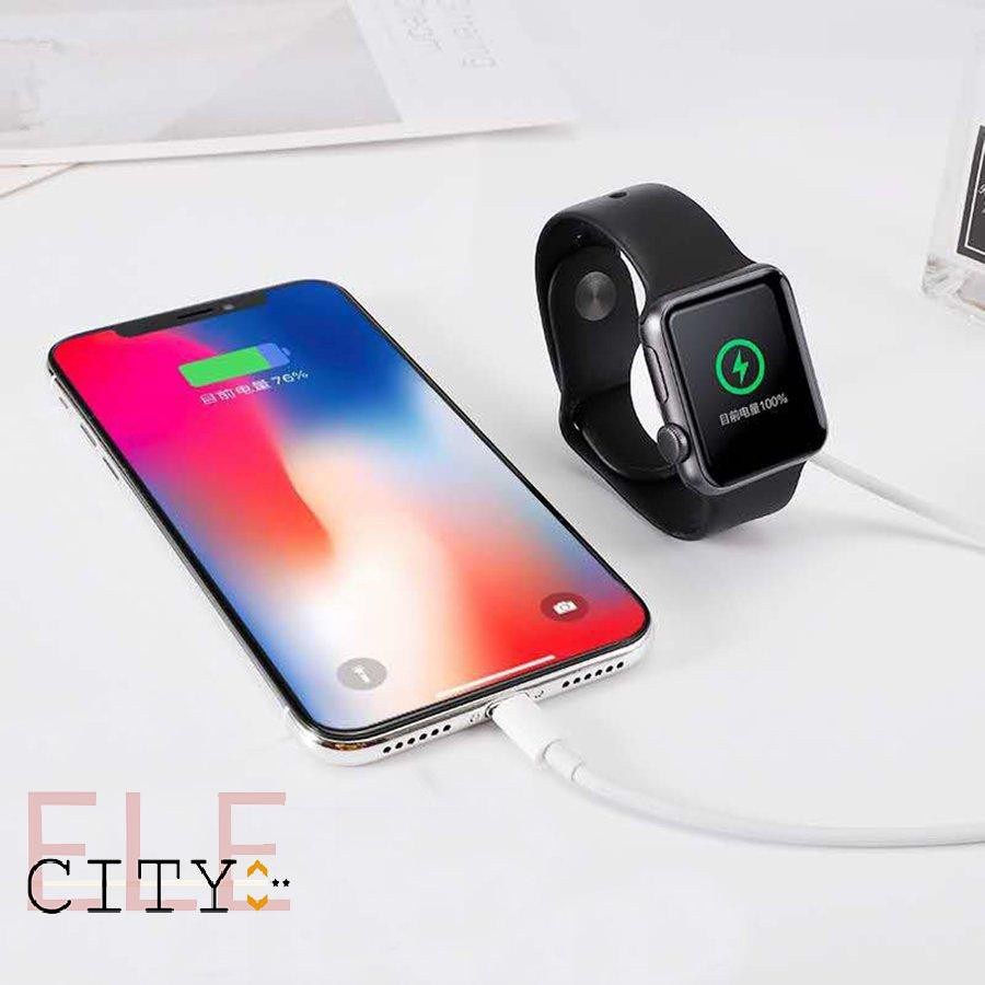 Cáp Sạc Không Dây 2 Trong 1 Cho Iphone Và Iwatch