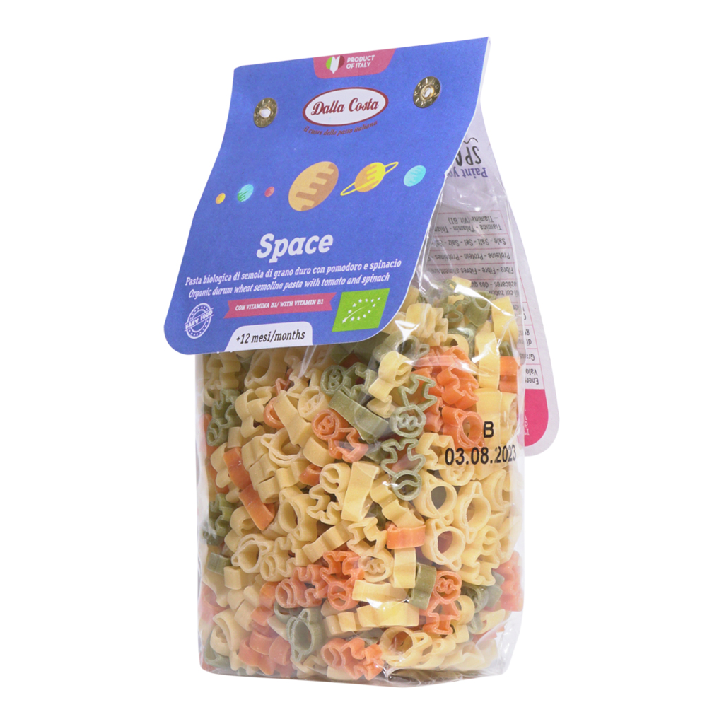 Nui rau củ hữu cơ hình Space Dalla Costa (bé từ 12m)