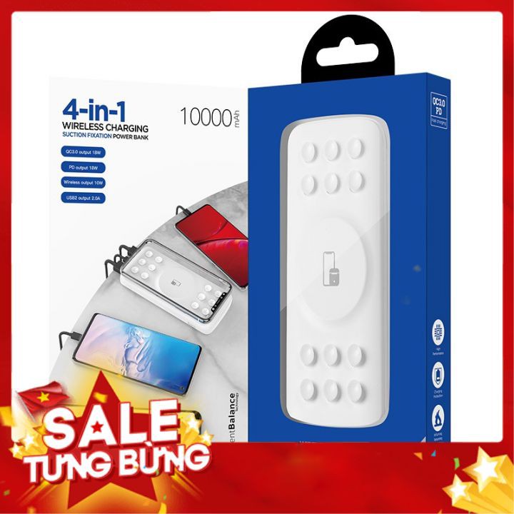 BH 1 đổi 1 - Sạc dự phòng không dây HOCO J56 (Hỗ trợ sạc nhanh 18W) poogroup | BigBuy360 - bigbuy360.vn