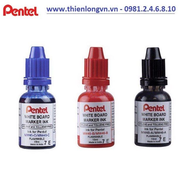 Mực bút dạ lông bảng Pentel MWR401 đổ cho bút Pentel MWL5 / MW45 và MW85