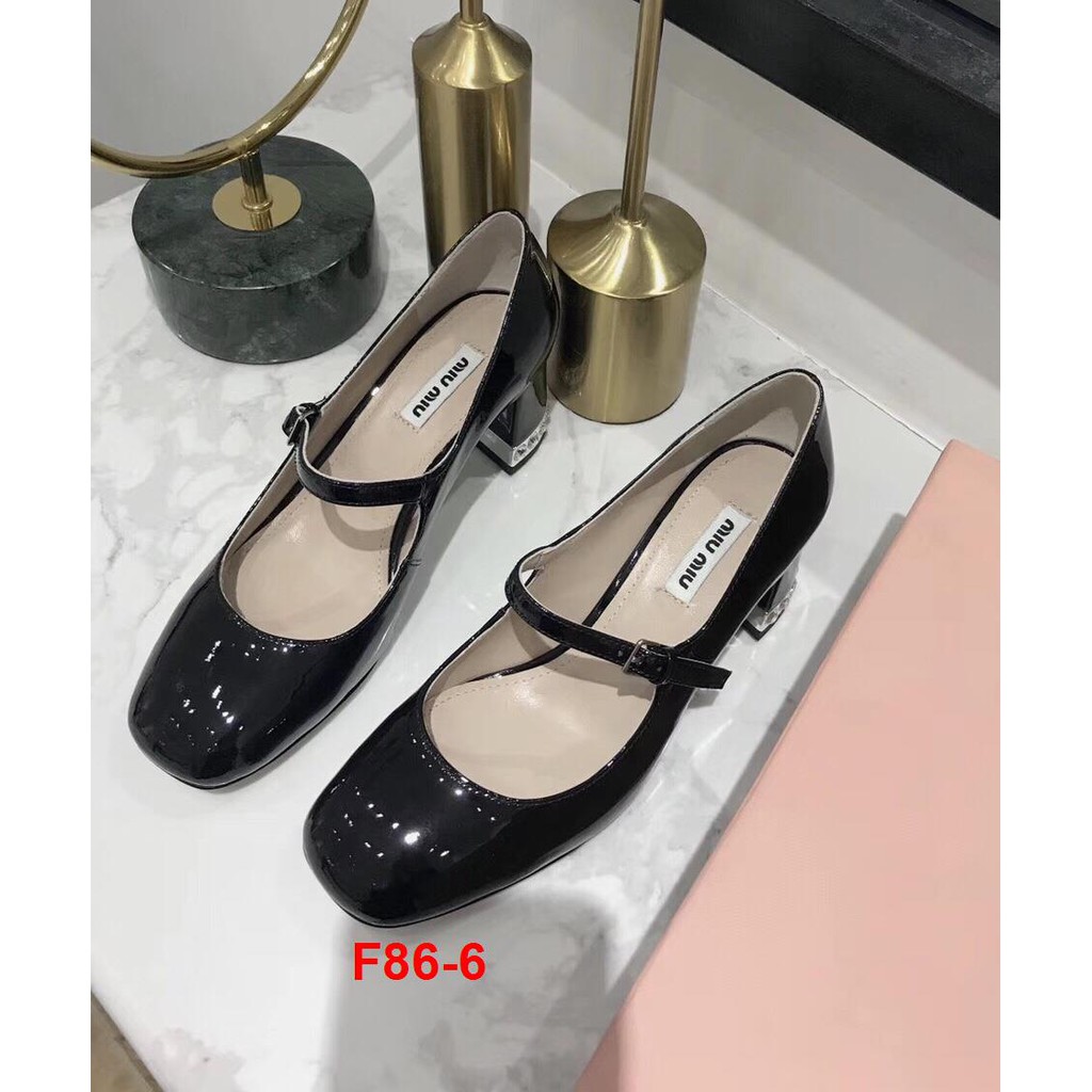 F86-6 Miu Miu giày cao 5cm siêu cấp