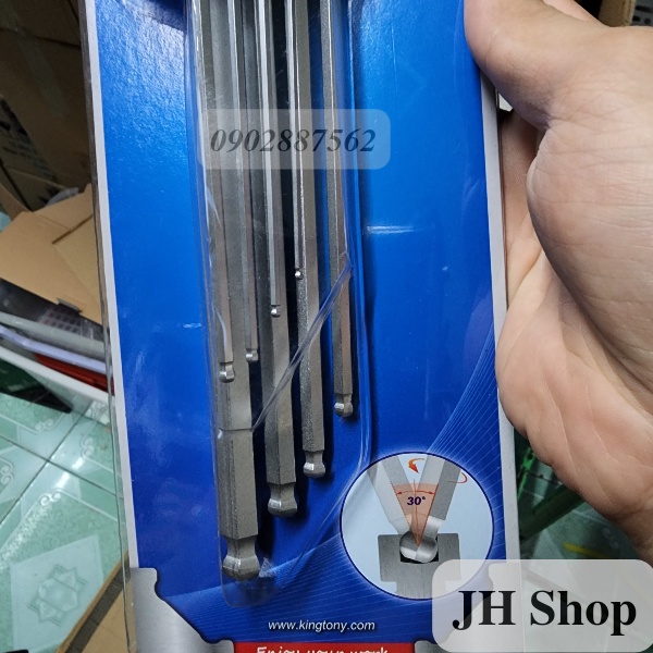 bộ lục giác bi kingtony 8 chi tiết 20108MR (2-10mm)