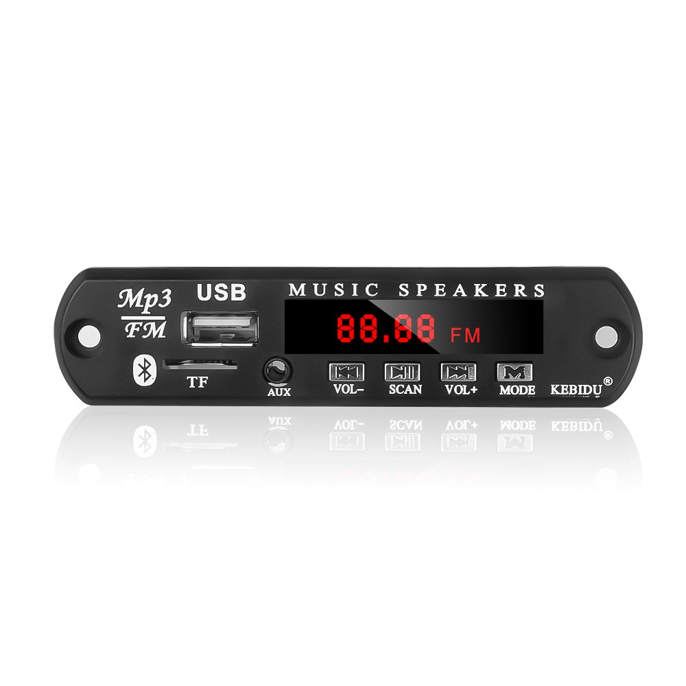 Set mô đun bảng mạch giải mã âm thanh mp3 kết nối bluetooth không dây USB TF FM Radio AUX 12V 24V cho xe hơi | BigBuy360 - bigbuy360.vn