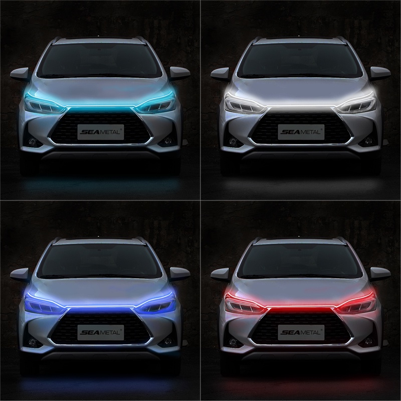 Dải Đèn Vỏ Sò Linh Hoạt Chống Thấm Nước Trang Trí Xe Hơi