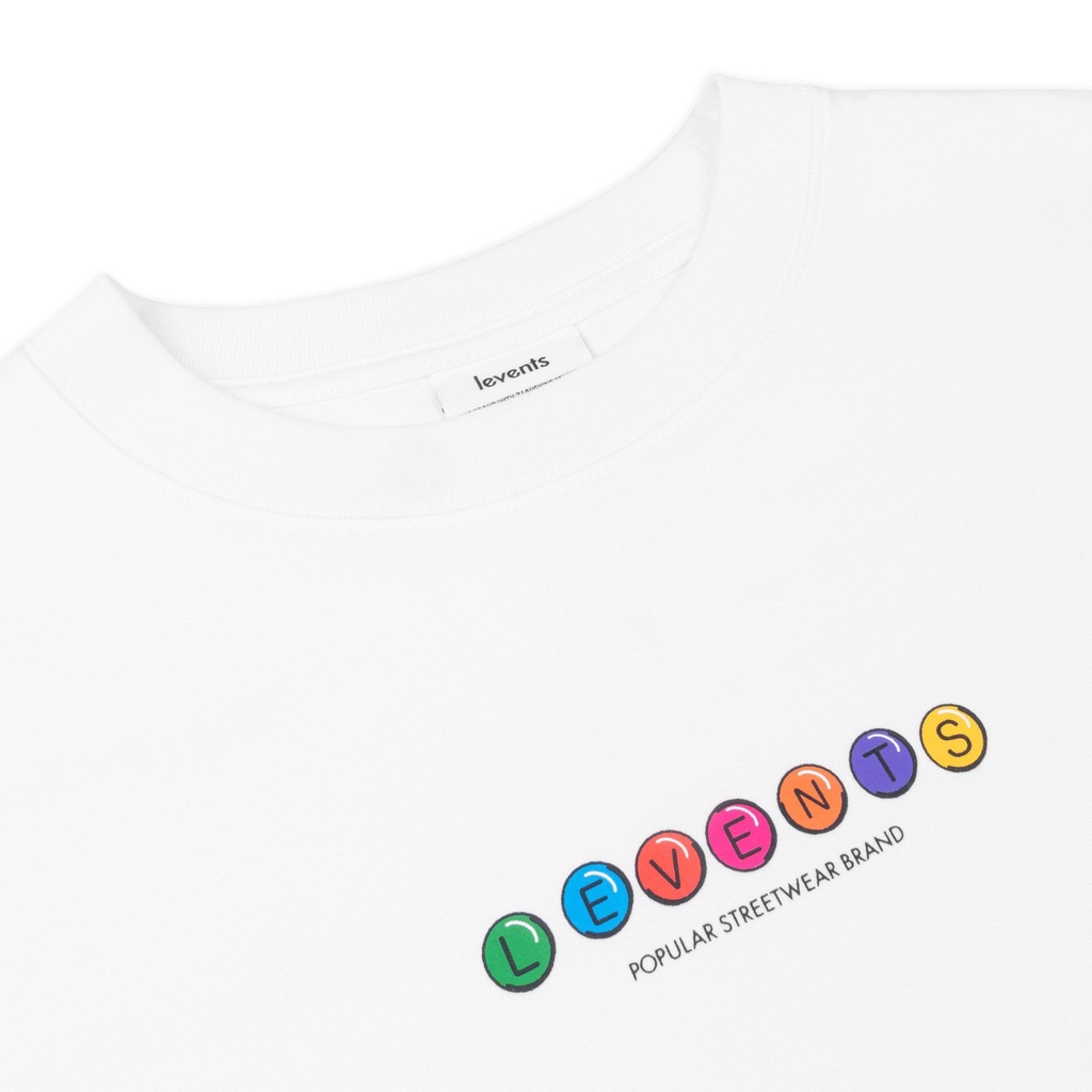 LEVENTS Áo thun 1 MILLION TEE/ WHITE Local Brand Abfall.vn