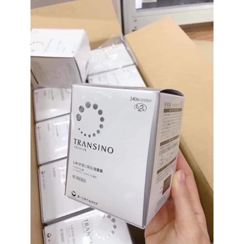 [FREE SHIP] Viên uống trắng da Transino White C Clear Nhật 120 viên