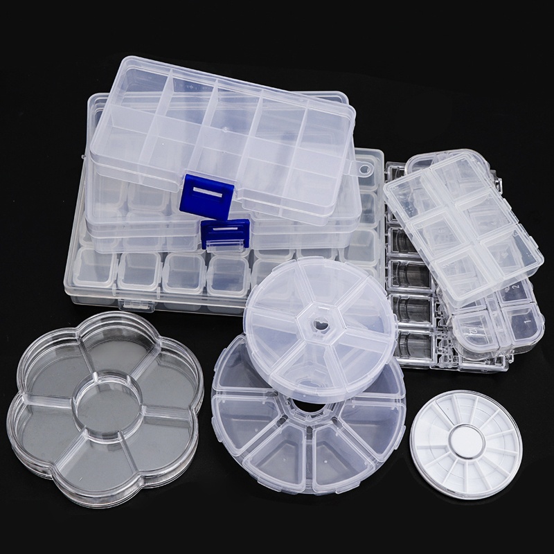 Hộp Đựng Trang Sức / Đồ Chơi Slime Có Nắp Đậy Tiện Dụng