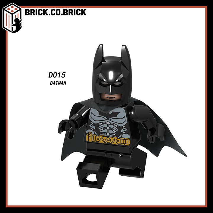 Lego Siêu Anh Hùng Batman Non Tony Black Panther Captain America Đồ Chơi Lắp Ráp Xếp Hình Super Hero Người Dơi D011-D017