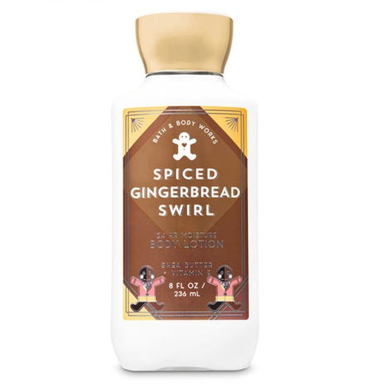 Dưỡng thể Bath &amp; Body Works 24h Moisture 236ml - Spiced Gingerbread Swirl (Mỹ)