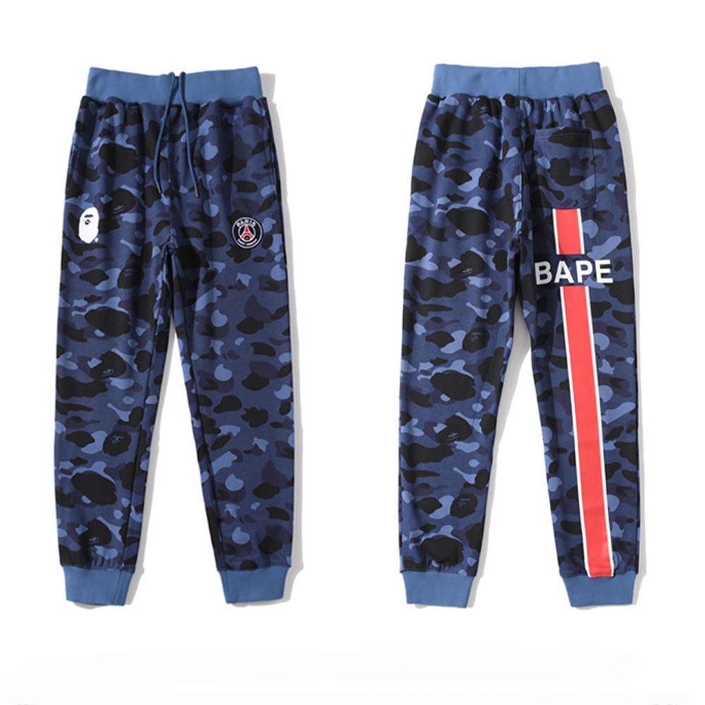 Áo Jacket Bape x PSG, Áo Hoodie Bape Shark Fullzip Cá mập, Màu xanh Blue, Chất liệu nỉ chân cua BapeVN