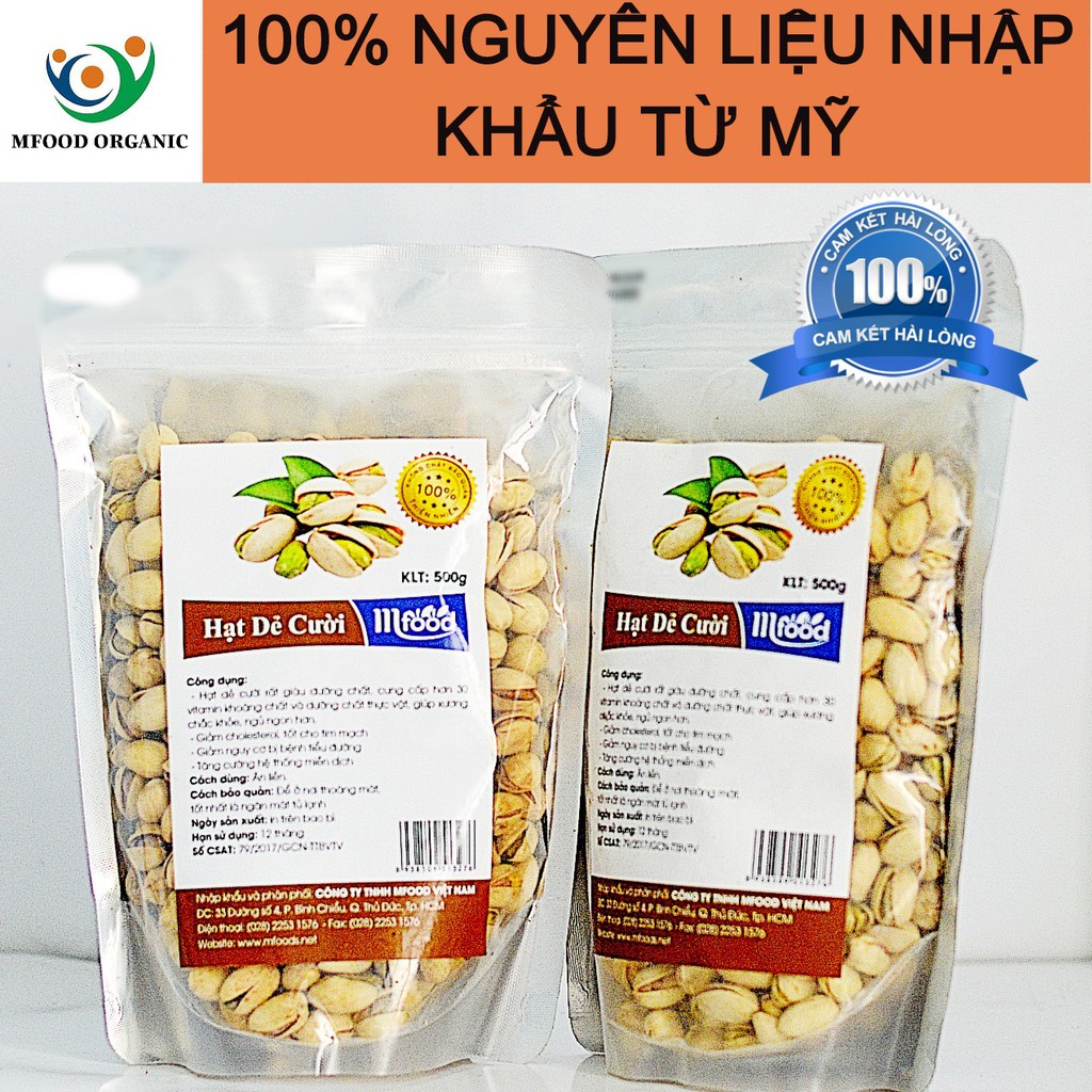 Hạt Dẻ Cười MFOOD Túi 500g