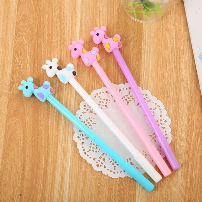 Bút Gel Nước Mực Đen Hươu Nhiều Màu H46