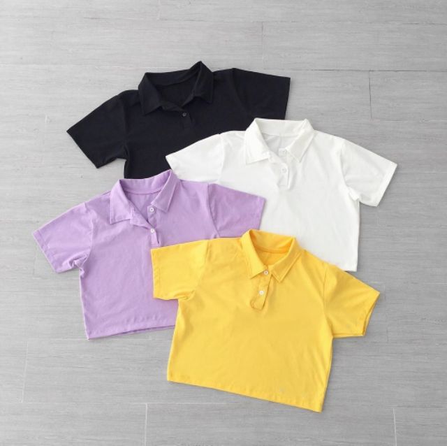 Áo polo dáng ngắn năng động | BigBuy360 - bigbuy360.vn