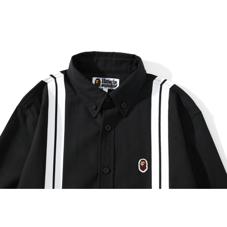 Áo sơ mi Bape tay dài in hình thời trang